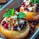 Baked Apples with Feta, Honey, and Cranberries: A Sweet and Savory Delight
