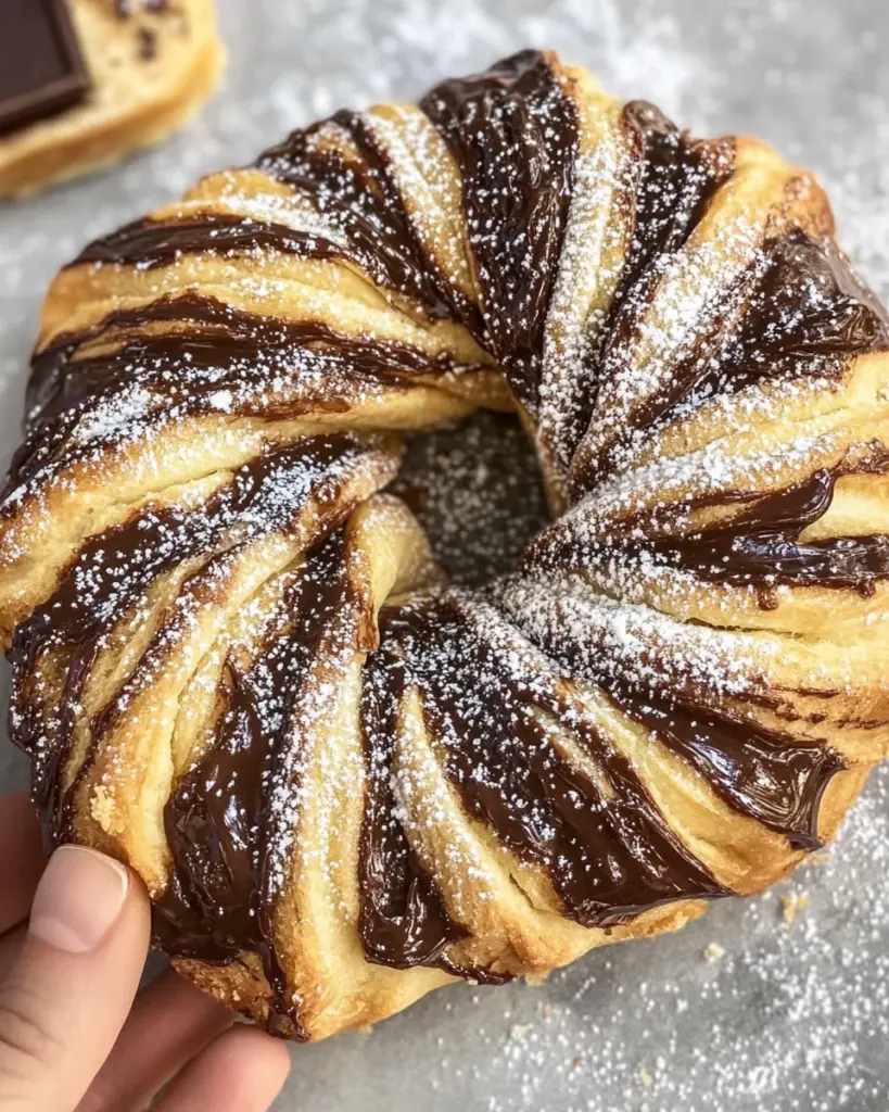 Chocolate Spread Star Bread Recipe