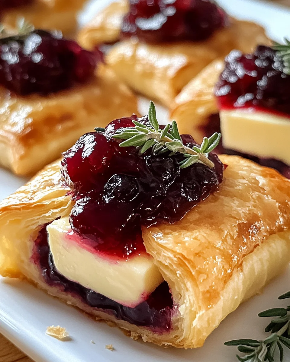 Cranberry-Brie-Häppchen