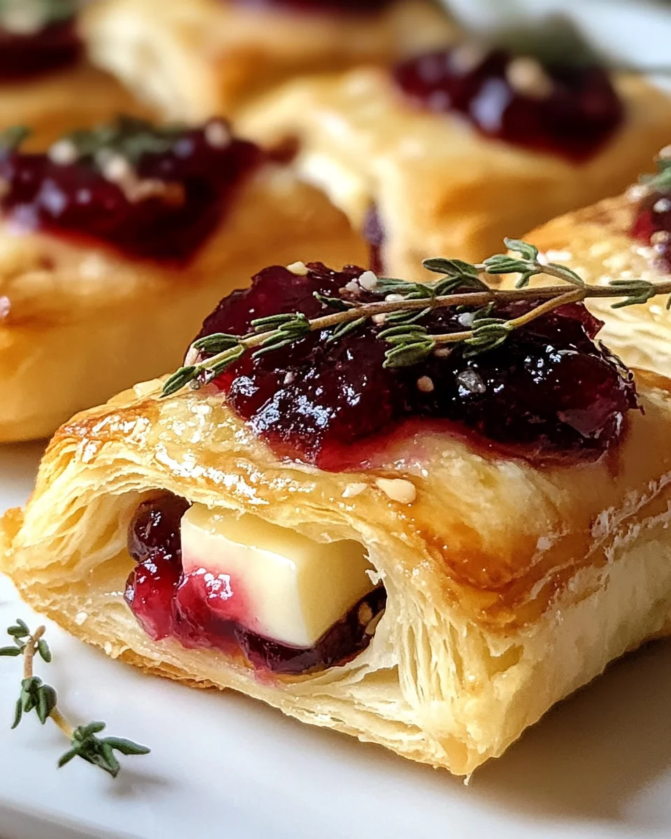 Cranberry-Brie-Häppchen