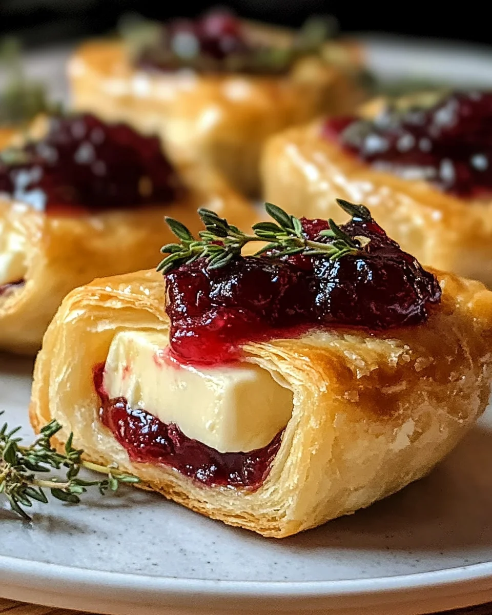 Cranberry-Brie-Häppchen