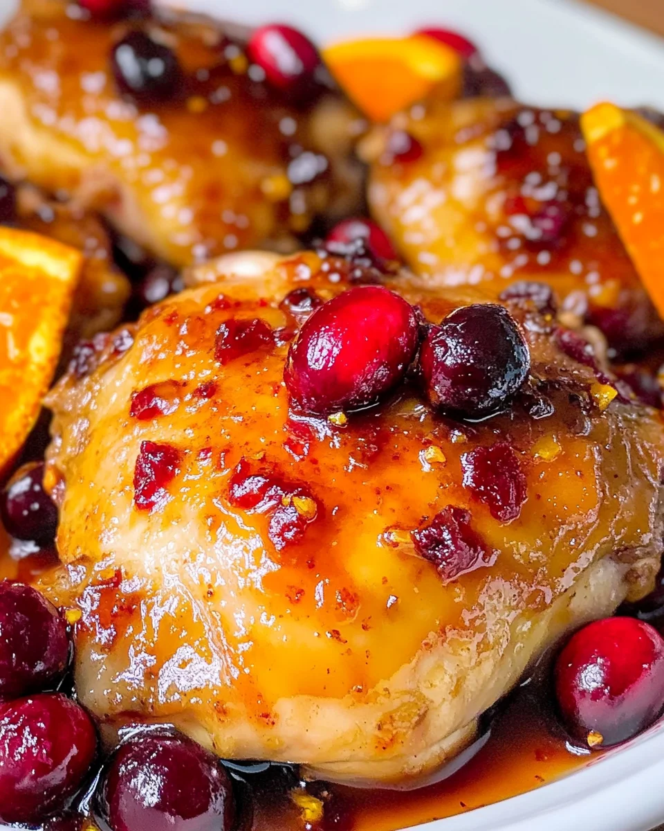 Cranberry Orange Chicken