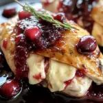 Cranberry and Brie Stuffed Chicken