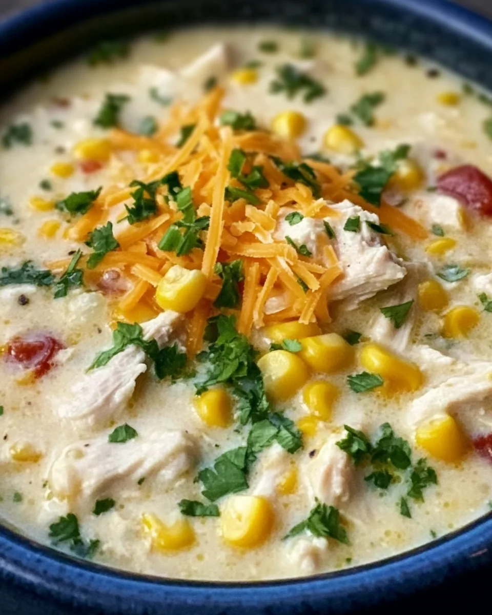 Crockpot Chicken Corn Chowder
