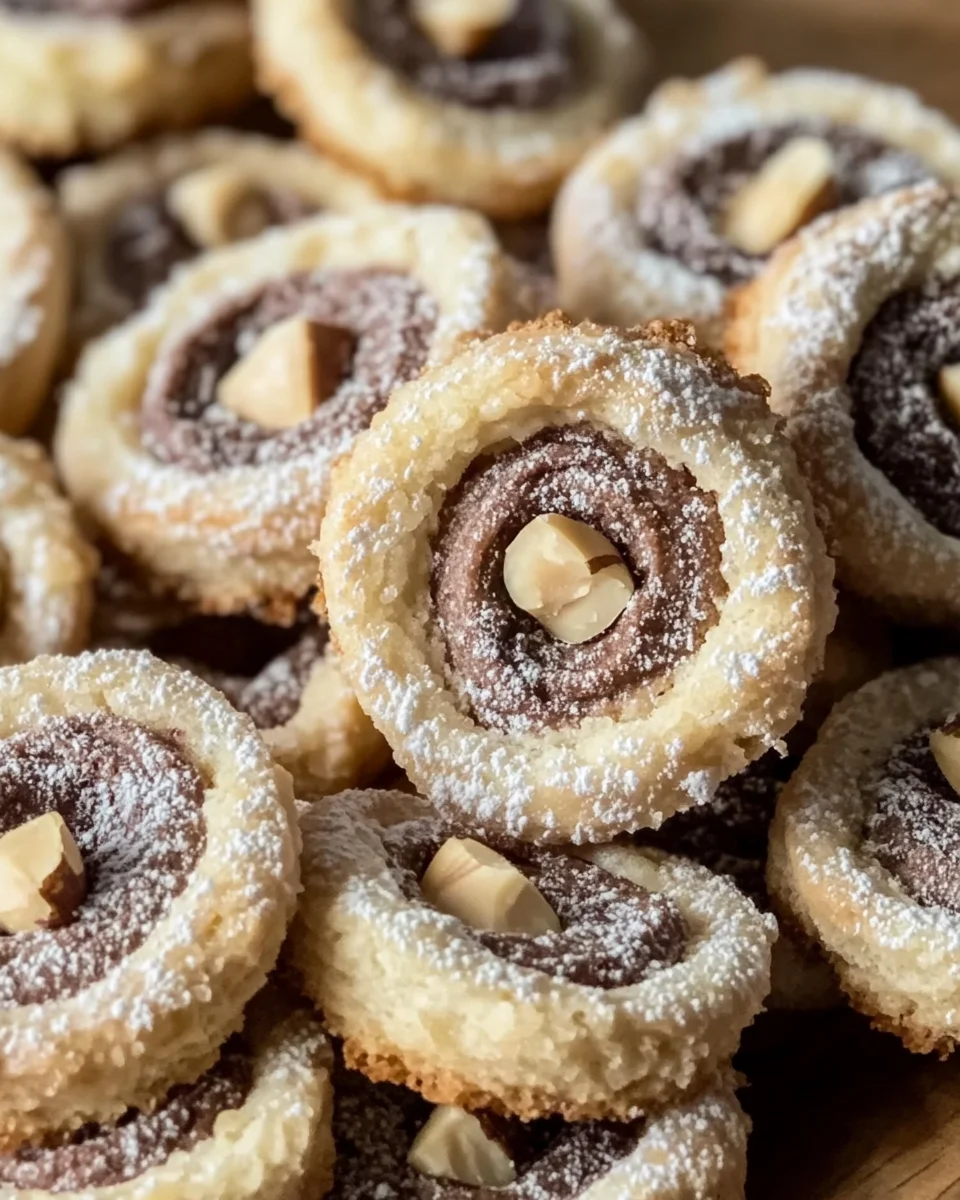 Gedrehte Nuss Plätzchen
