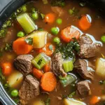 Gemüse Rindfleisch Suppe
