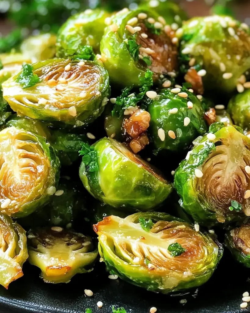 Honey Mustard Brussels Sprouts