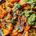 Immunboost-Kürbis-Bowl [mit Kürbis-Ingwer-Sauce und Power-Pesto]