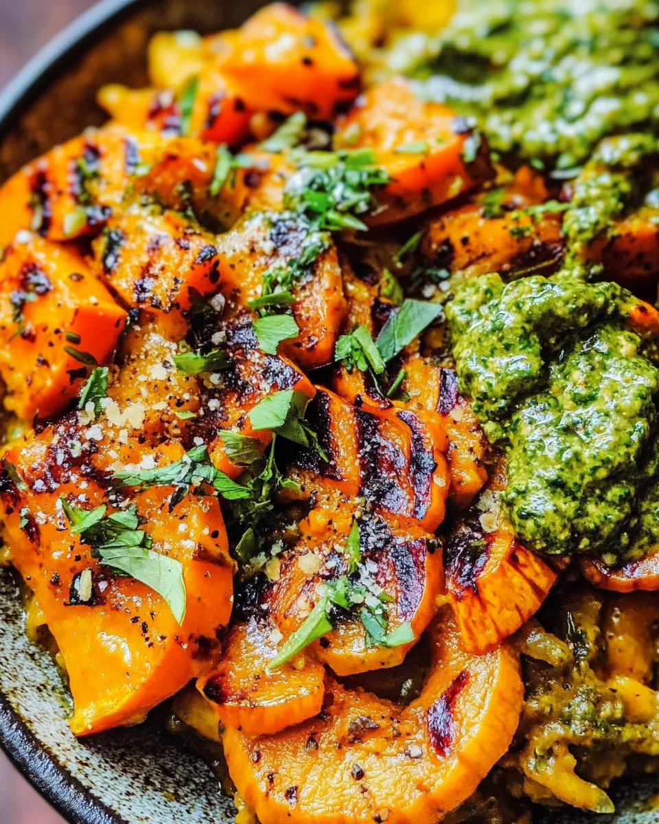 Immunboost-Kürbis-Bowl [mit Kürbis-Ingwer-Sauce und Power-Pesto]