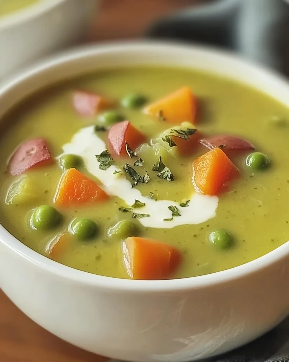 Klassische Erbsensuppe: Ein Unglaubliches Ultimatives Rezept für 4 Personen