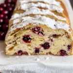 Marzipan-Stollen mit Cranberries