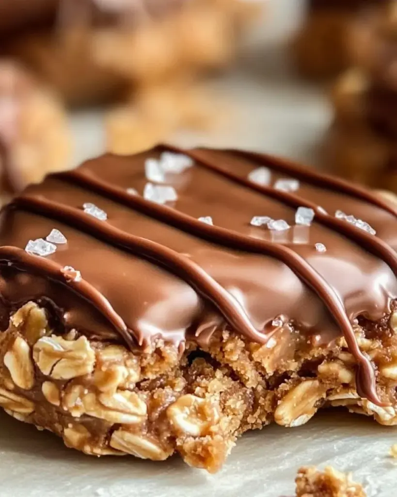 Peanut Butter Chocolate Caramel Cookies