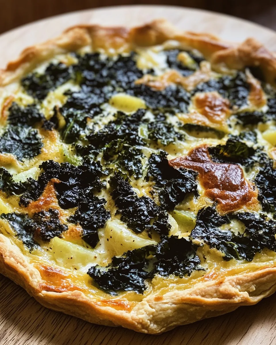 Schwarzkohl-Zitronen-Quiche