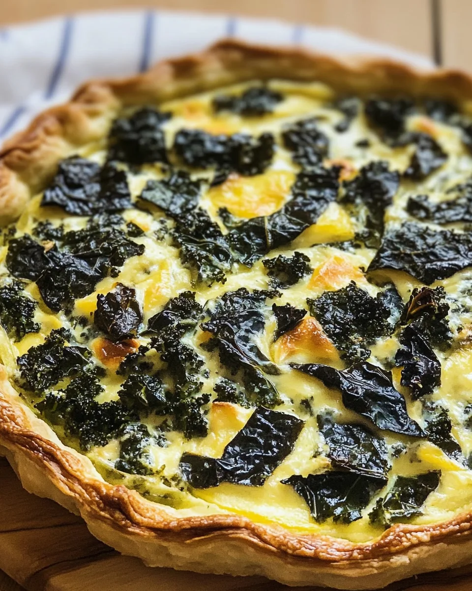 Schwarzkohl-Zitronen-Quiche