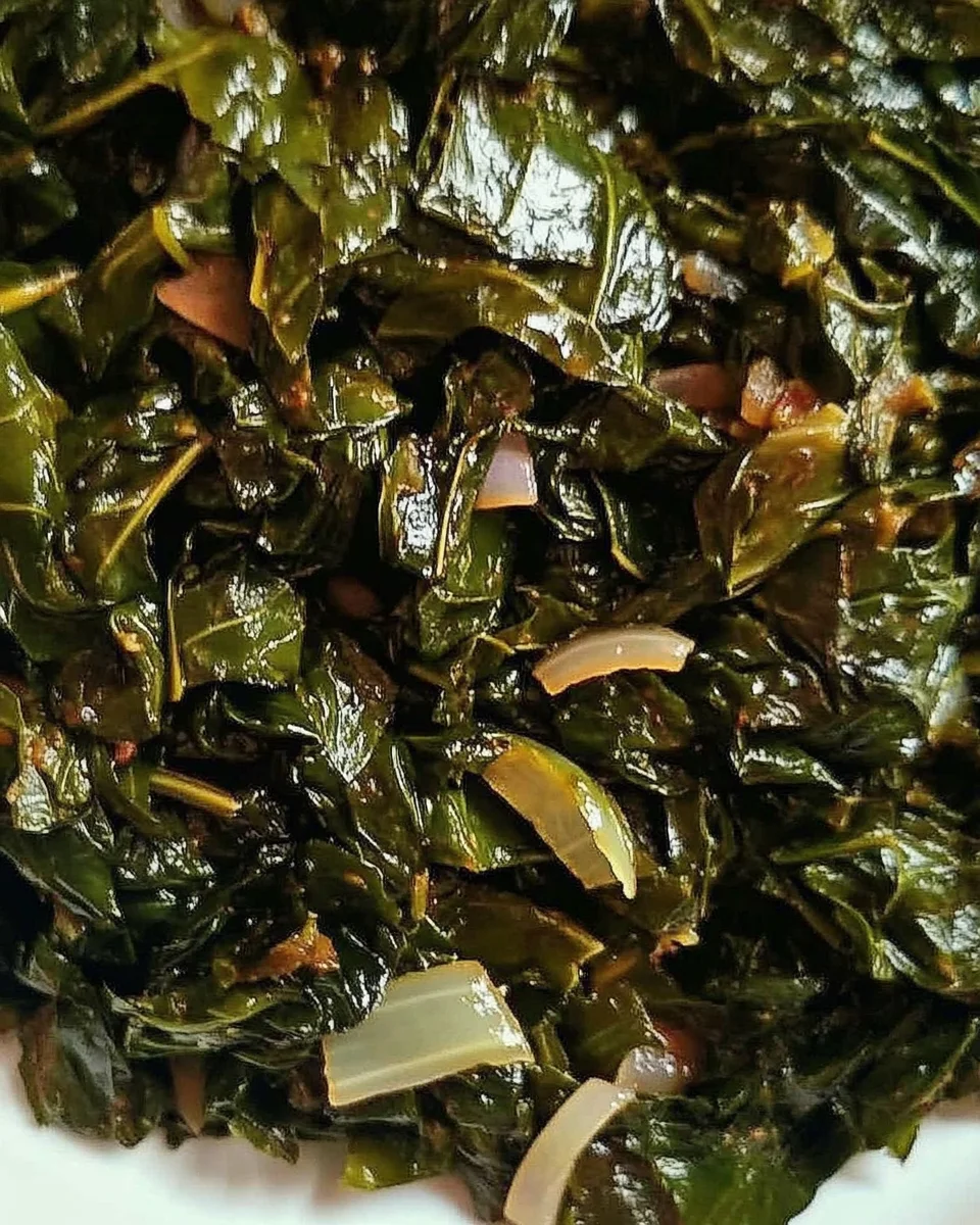 Slow Cooker Vegan Collard Greens Recipe