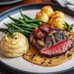 Steak au poivre | französisches Pfeffersteak