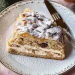 Stollenkuchen vom Blech mit Marzipan von trekneb