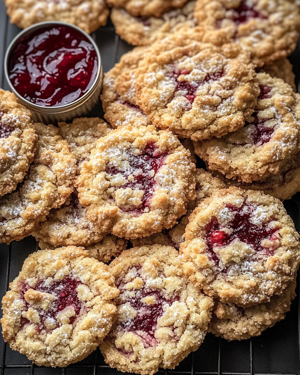 Streusel&shy;plätzchen mit Marmelade