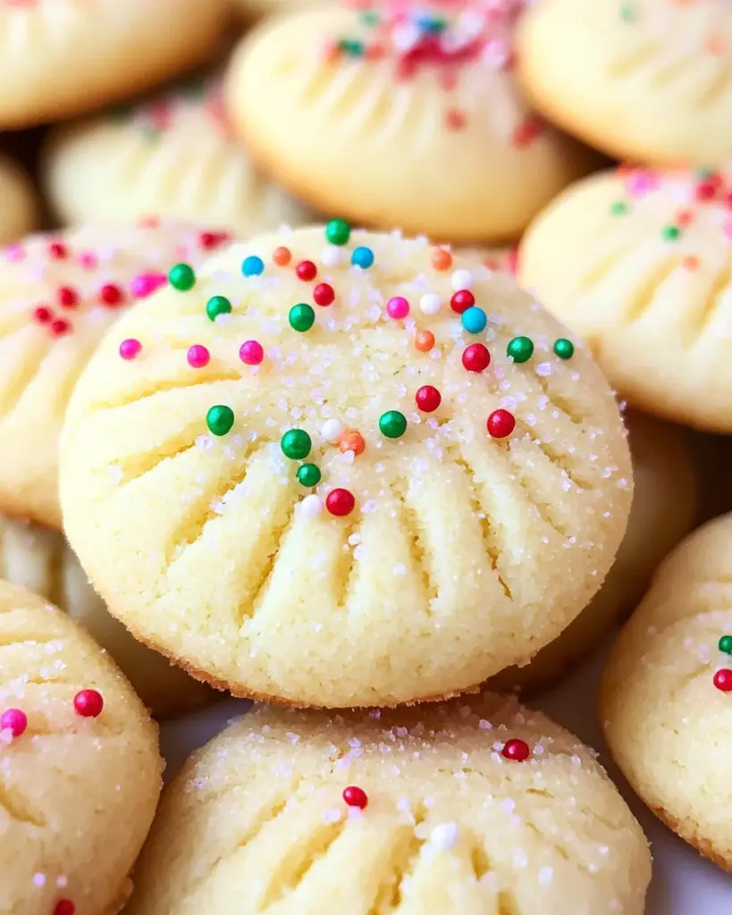 Whipped Shortbread Cookies