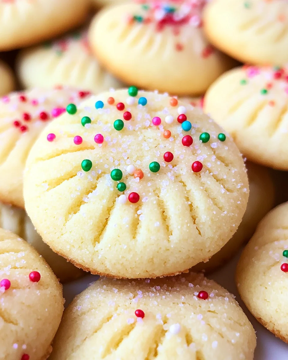 Whipped Shortbread Cookies